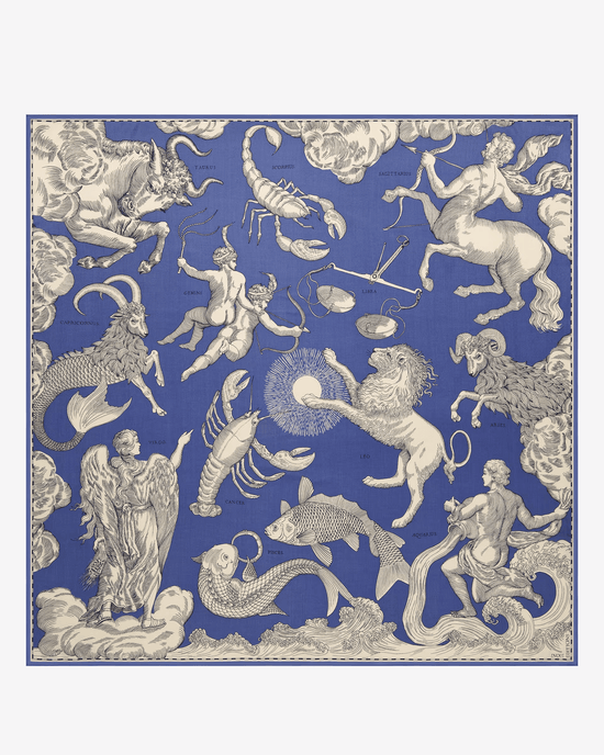 Inoui Editions Square / Carre 100 Astrologie in Blue 