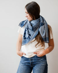 Inoui Editions Square / Carre 100 Jorgen in Blue 3 - Bliss Boutiques