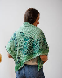 Inoui Editions Square / Carre 100 Jorgen in Green 3 - Bliss Boutiques
