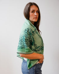 Inoui Editions Square / Carre 100 Jorgen in Green 1 - Bliss Boutiques