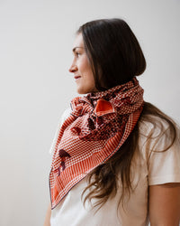 Inoui Editions Square / Carre 100 Jorgen in Orange 1 - Bliss Boutiques
