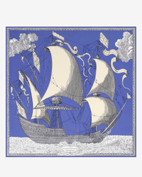 Inoui Editions Square / Carre 130 Des Rives et Des Reves in Blue 2 - Bliss Boutiques