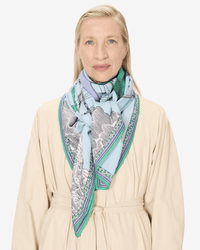 Inoui Editions Square / Carre 130 Des Rives et Des Reves in Green 1 - Bliss Boutiques