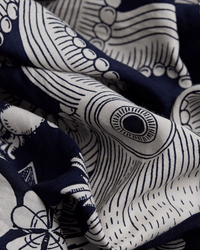 Inoui Editions Square / Carre 65 Octopus in Navy 5 - Bliss Boutiques