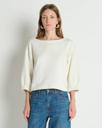Geri Sweatshirt in Porcelain - Bliss Boutiques