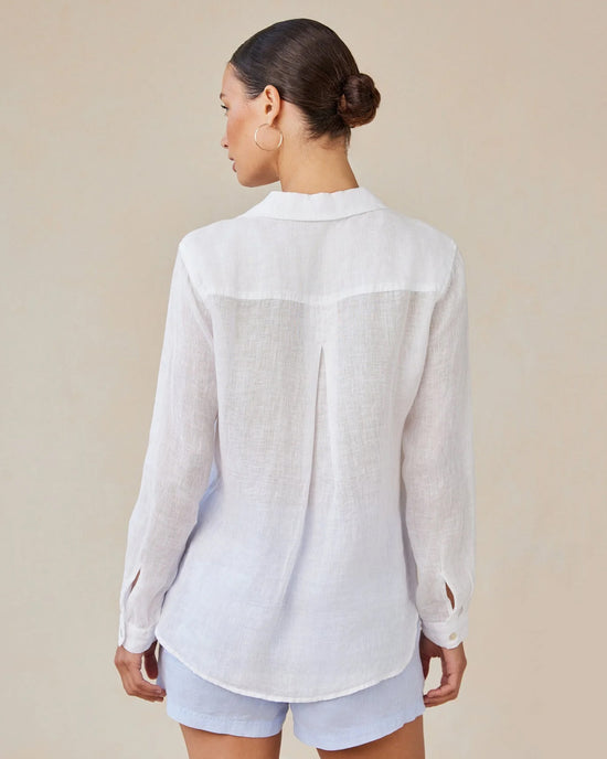 Pocket Button Down in White