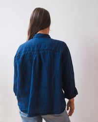 LLEA BLUE Alix Top in Indigo 5 - Bliss Boutiques