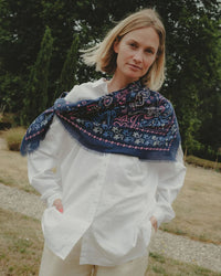 Maison Lecomte Flament Carnac Wool & Silk Scarf 3 - Bliss Boutiques
