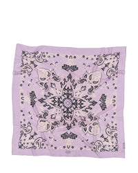 Maison Lecomte Flament Classic Cotton Bandana in Lilas 