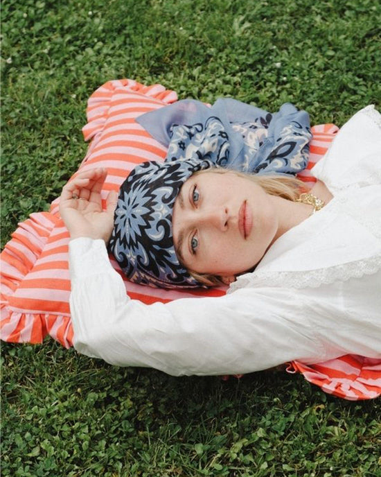 Maison Lecomte Flament Classic Cotton Bandana in Riviera 