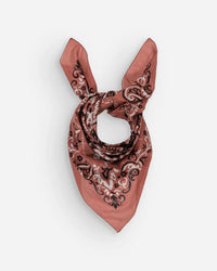Maison Lecomte Flament Classic Cotton Bandana in Rouille 3 - Bliss Boutiques