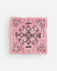 Maison Lecomte Flament Classic Cotton Bandana in Sea Pink 2 - Bliss Boutiques