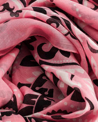 Maison Lecomte Flament Classic Cotton Bandana in Sea Pink 4 - Bliss Boutiques