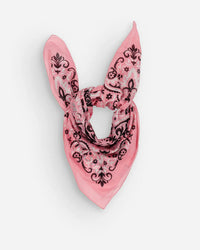 Maison Lecomte Flament Classic Cotton Bandana in Sea Pink 3 - Bliss Boutiques