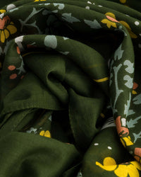 Maison Lecomte Flament Secret Garden Sarong Med in Green 3 - Bliss Boutiques