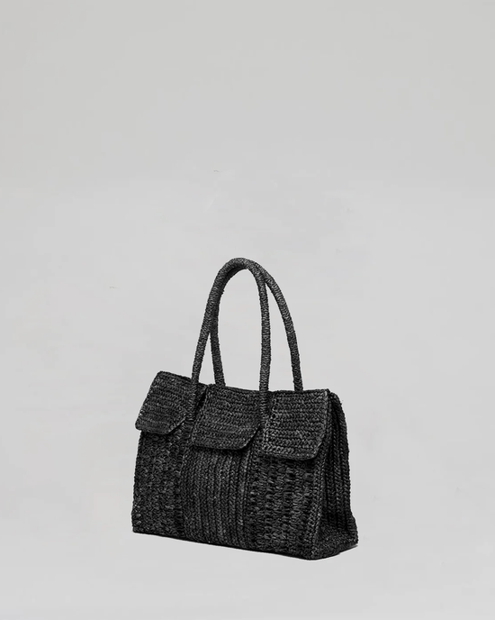 Maison N.H Paris Accessories Noir Dahlia Mini Bag in Noir