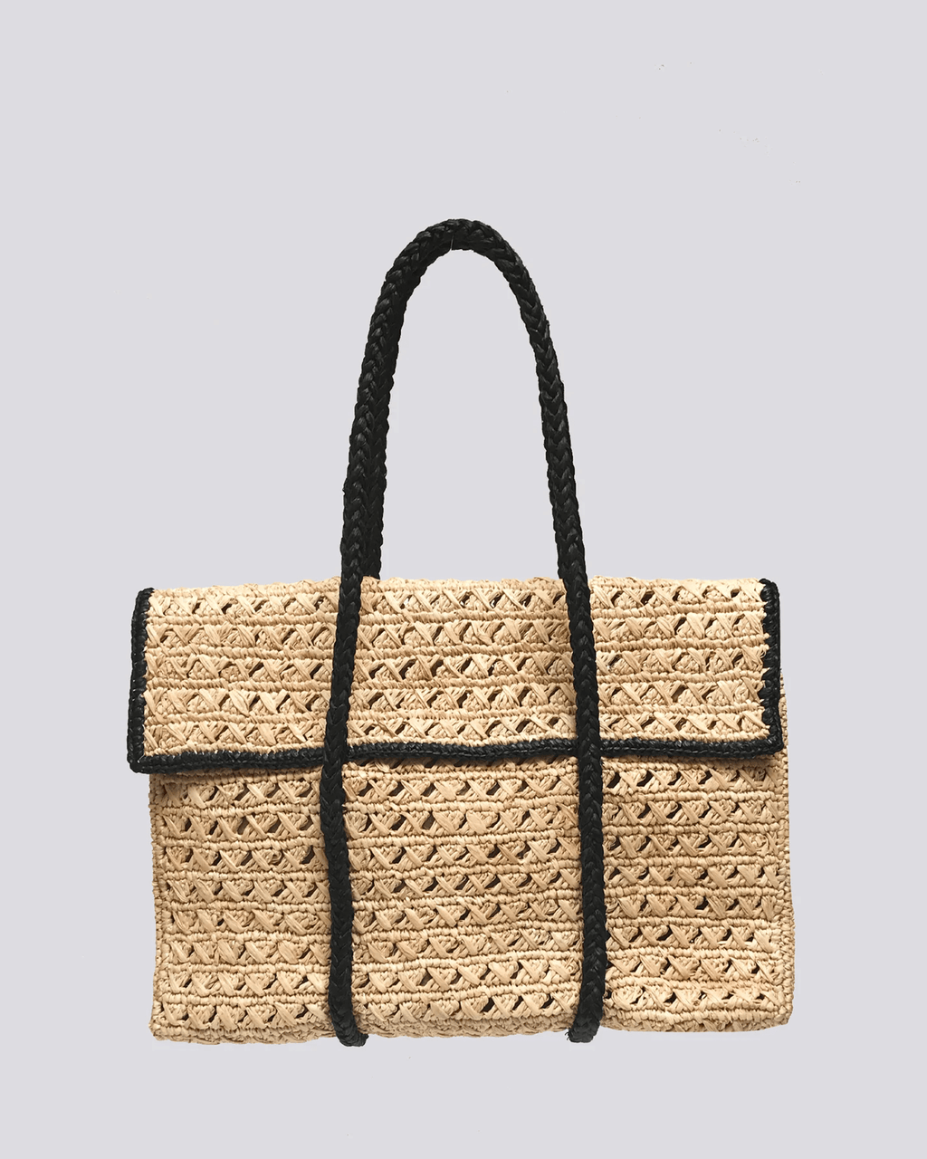 メゾンエヌアッシュパリ　スクエア　ラフィアバッグ MAISON N.H PARIS メゾンエヌアッシュパリ ラフィア 美品 - メルカリ