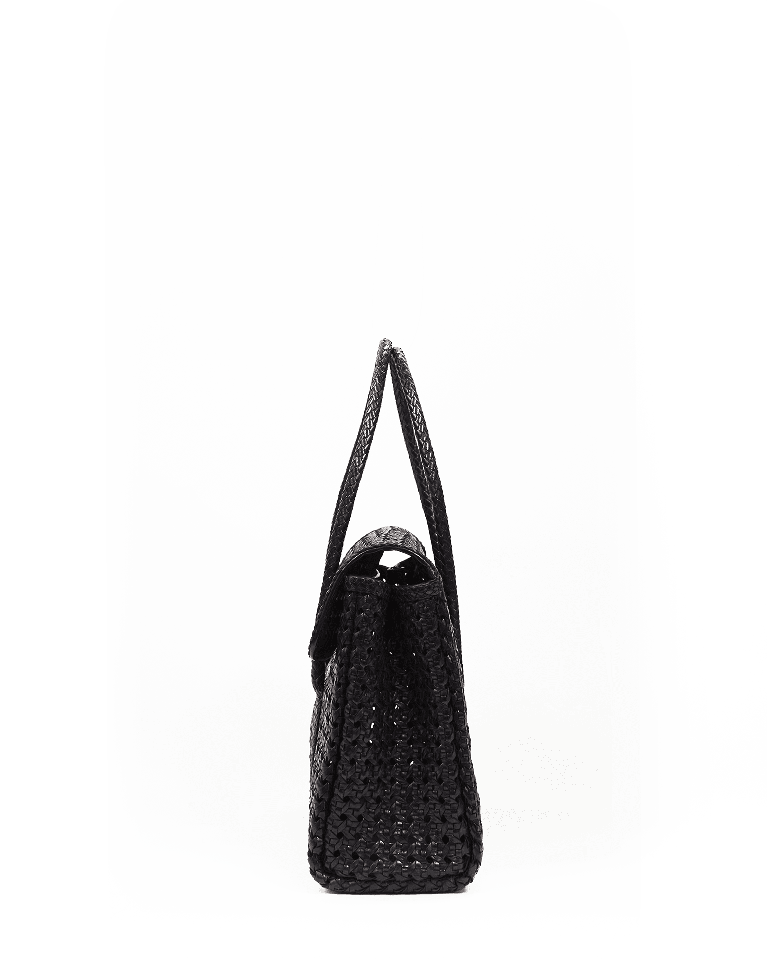 Maison N.H Paris Violette Petit Cuir Flap Bag in Black - Bliss Maison N.H Paris Violette Petit Cuir Flap Bag in Black - Bliss