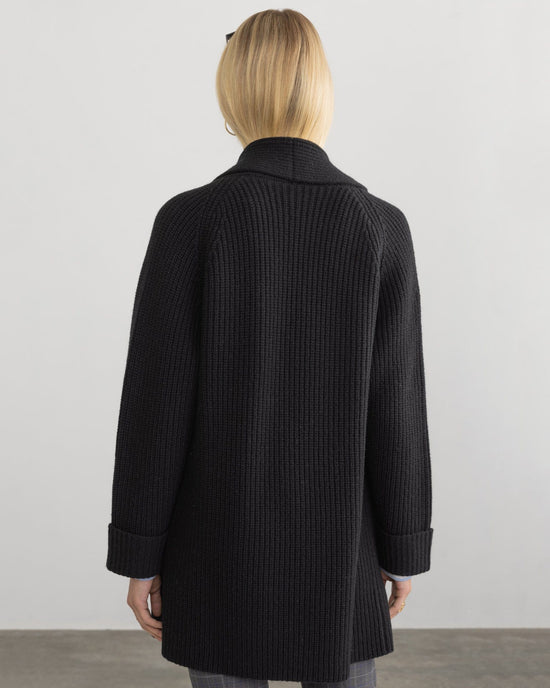 Margaret O'Leary Florence Coat in Nero 