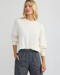 Margaret O'Leary Lola Pullover in Ivory 