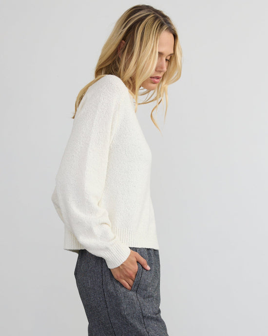 Margaret O'Leary Lola Pullover in Ivory 