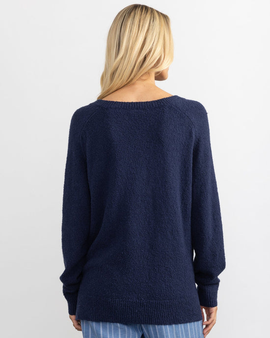 Margaret O'Leary Tunic Vee in Navy 