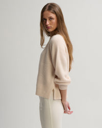 Margaret O'Leary Brittany Pullover in Chalk 2 - Bliss Boutiques