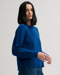 Margaret O'Leary Brittany Pullover in Royal Navy 3 - Bliss Boutiques