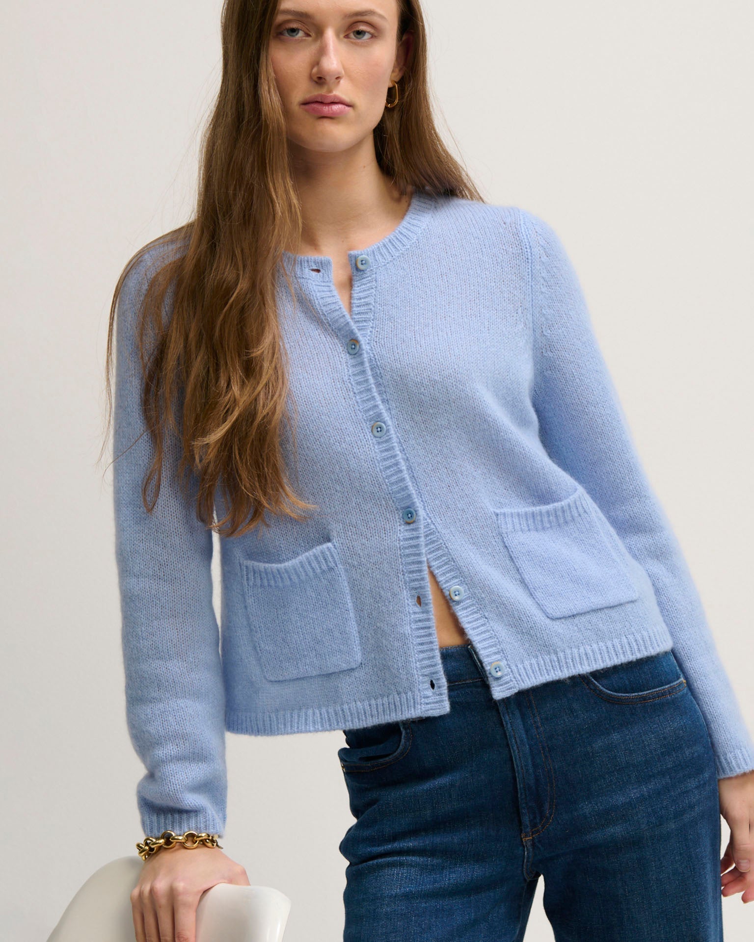 Coco Cardigan in Tide