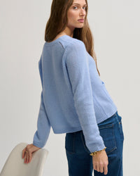 Margaret O'Leary Coco Cardigan in Tide 5 - Bliss Boutiques