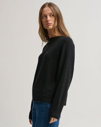 Margaret O'Leary Lola Pullover in Black 1 - Bliss Boutiques