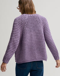 Margaret O'Leary Rosalie Handknit in Lavender 4 - Bliss Boutiques