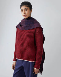 Moismont Anderson Wool Scarf No 803 in Fig 