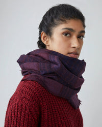 Moismont Anderson Wool Scarf No 803 in Fig 
