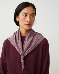 Moismont Messager Scarf No 818 in Amethyst 1 - Bliss Boutiques