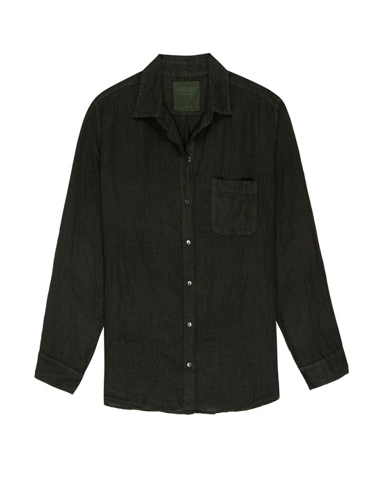 Mulholland Button Down in Black
