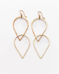 Nashelle Raindrop Earrings in Gold 