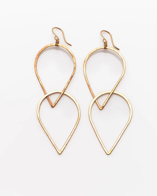 Nashelle Raindrop Earrings in Gold 