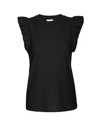 Nation LTD Clothing Paulette Tank New Perfect Slub in Jet Black