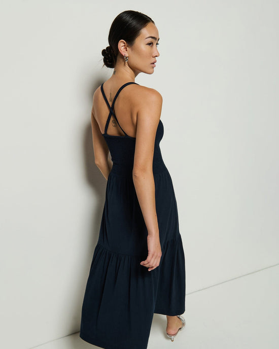 Nation LTD Clothing Penelope Cross Back Midi in Night Sky