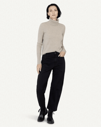 Not Monday Hayden Cashmere Turtleneck in Latte 