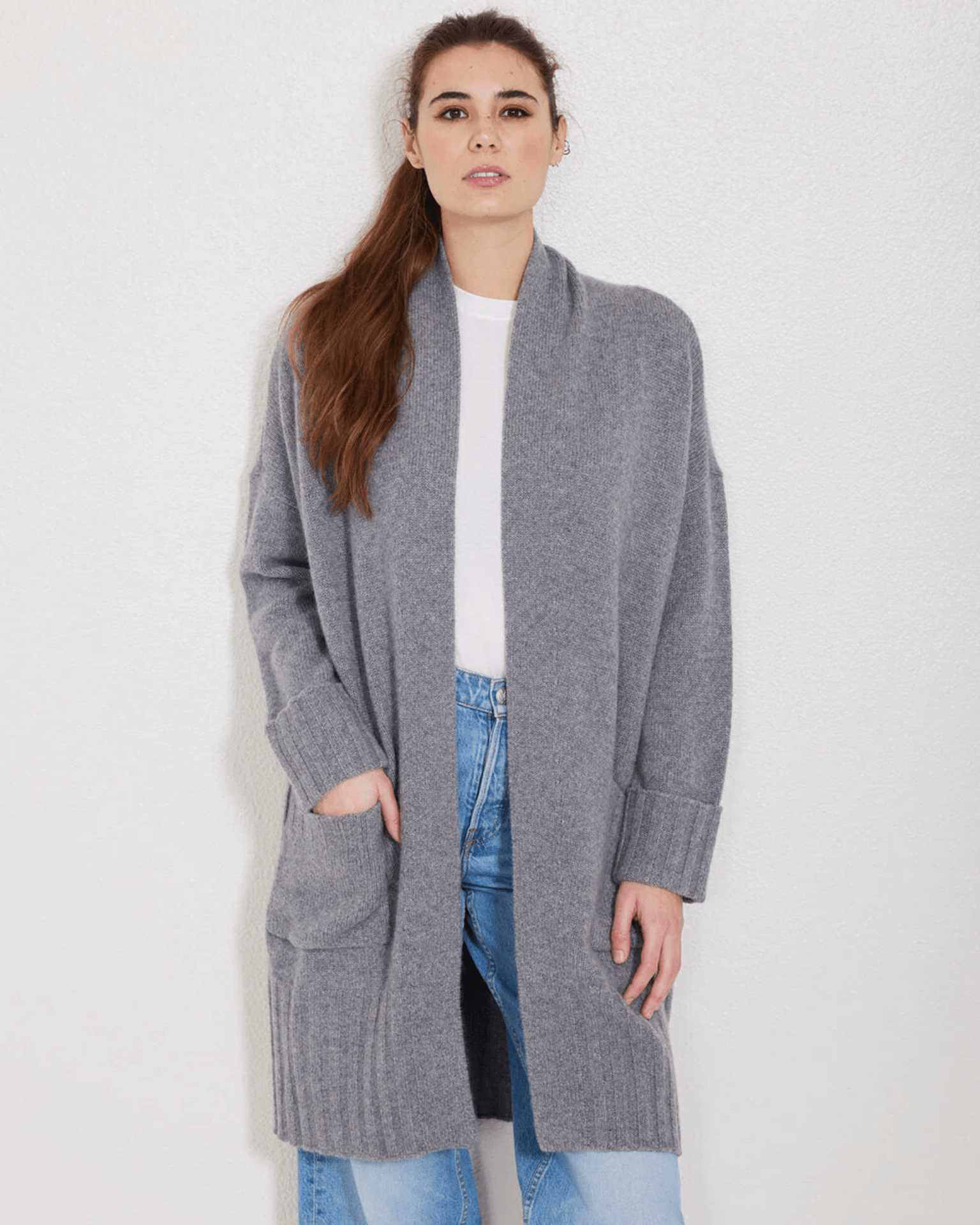 Marlowe Cardigan in Storm Grey
