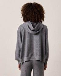NSF Luma Oversize FT Poncho in Charcoal Heather Grey 