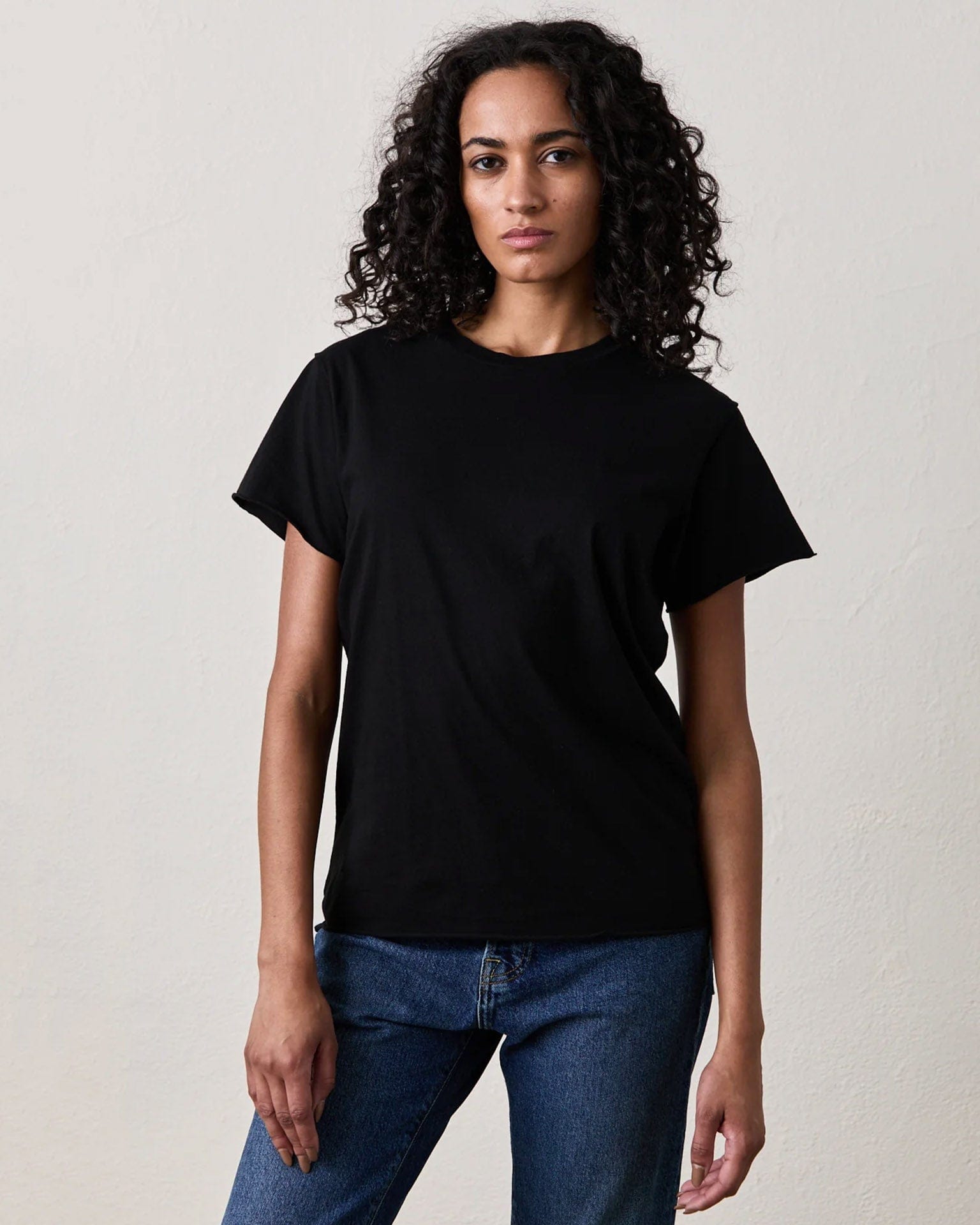 Moore Crew Tee in Black