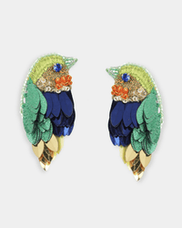 Olivia Dar Jewelry Lime Robin Earrings in Lime