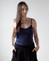 Only Hearts Del Adj Strap Cami in Navy 