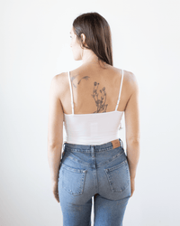 Only Hearts Del Adjustable Strap Cami in White 