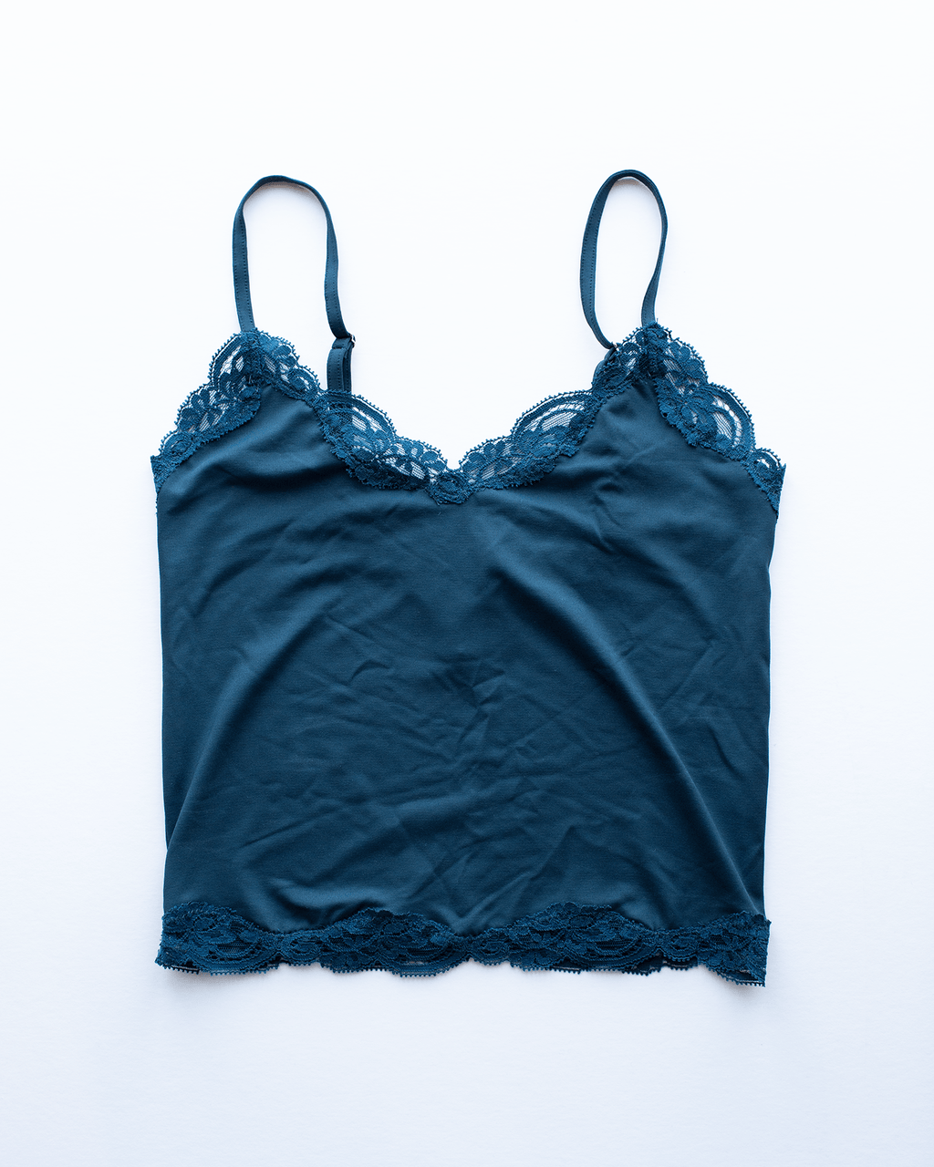 Only Hearts Del w/ Lace Cropped Cami in Juniper - Bliss