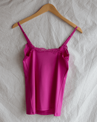Only Hearts Clothing Del w/ Lace V Cami in French Rose