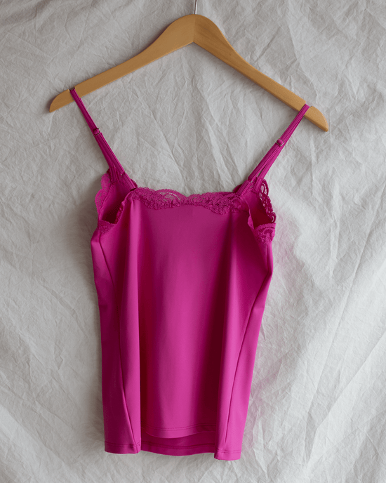 Only Hearts Clothing Del w/ Lace V Cami in French Rose